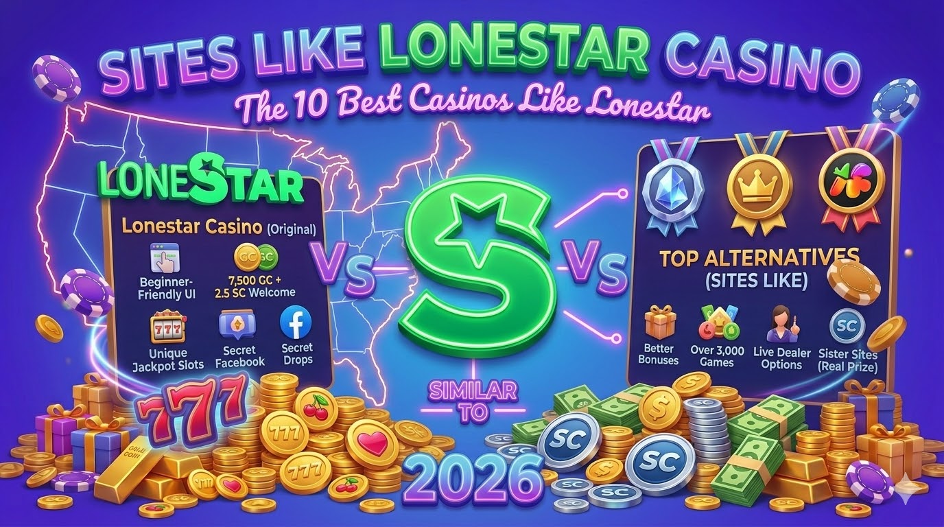 Sites Like Lonestar Casino: The 10 Best Casinos Like Lonestar