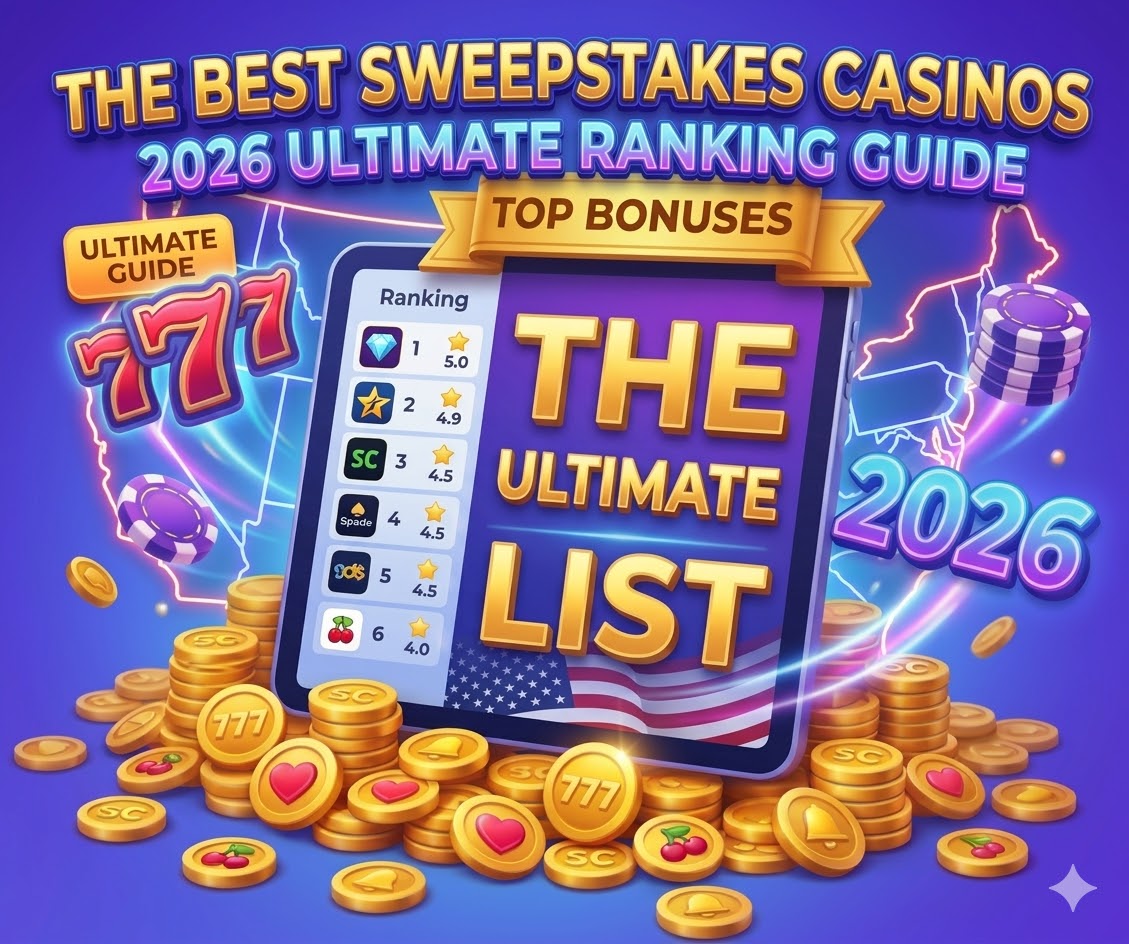 Best Sweepstakes Casinos USA: The Ultimate List for 2026