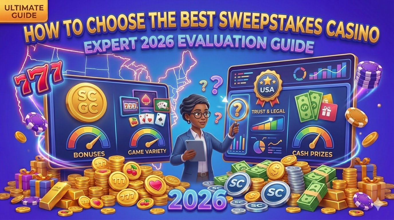 How to Choose the Best Sweepstakes Casino for You: A Comprehensive Evaluation Guide (2026 Edition)